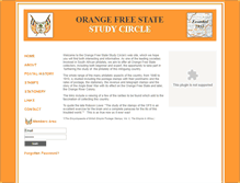 Tablet Screenshot of orangefreestatephilately.org.uk